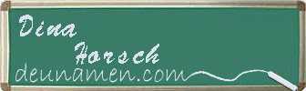Dina Horsch Visitenkarte